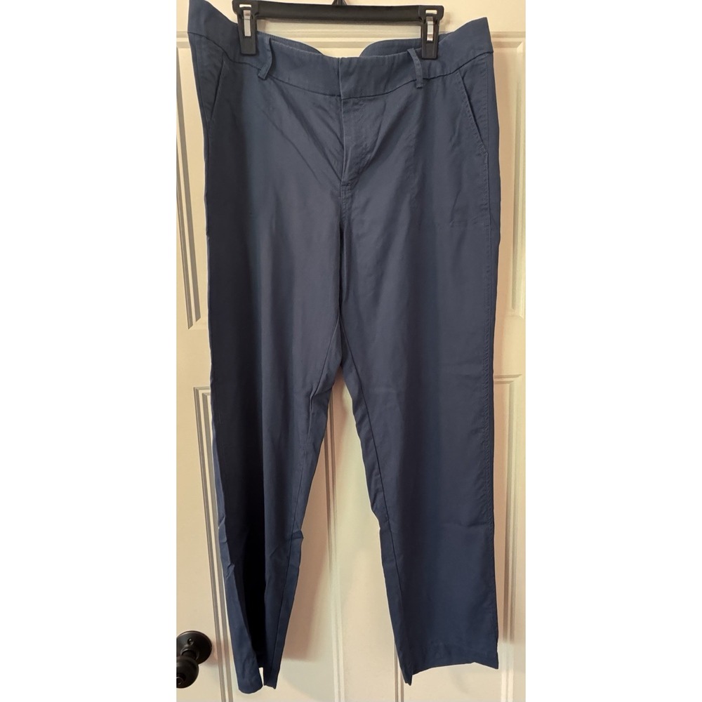Ann Taylor Factory Womens Lightweight Blue Pants Size 14